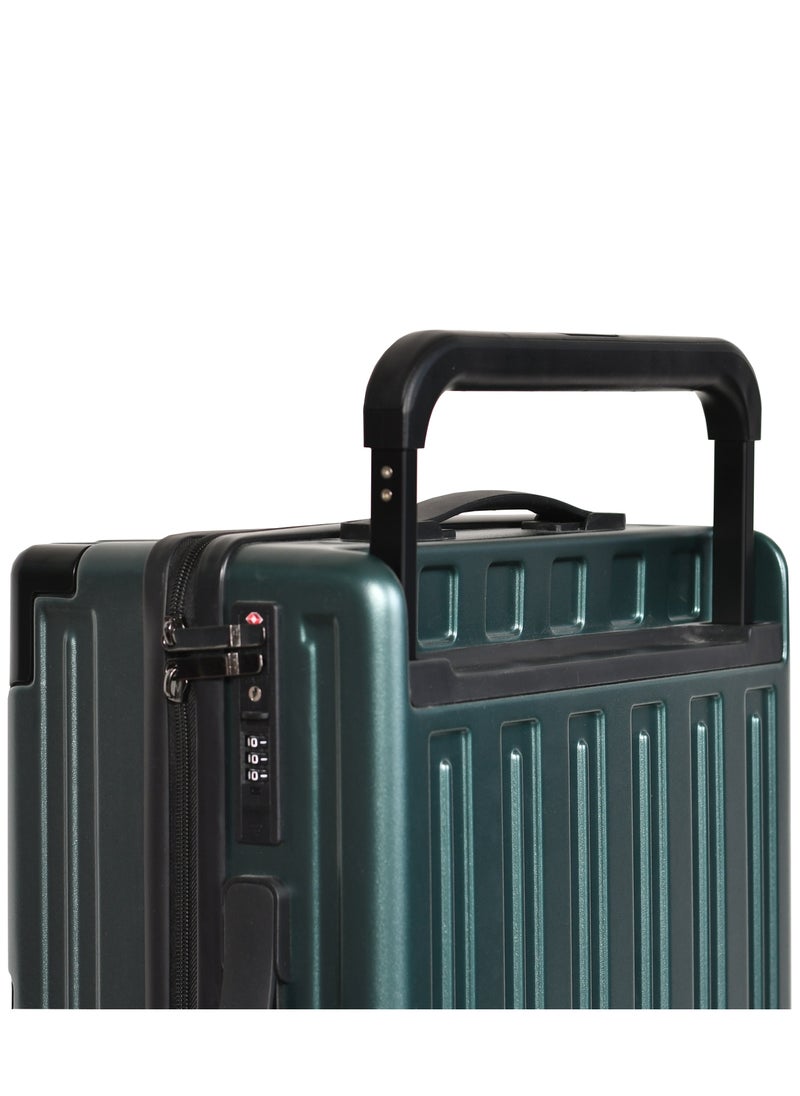 Lightweight modern Morano travel bag made of hard ABS material Green Size: 37 cm*22 cm*48 cm