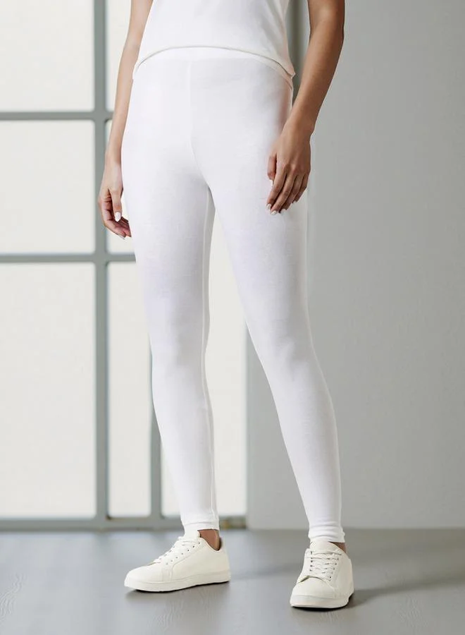سبلاش فيڤ Leggings with Elasticised Waistband