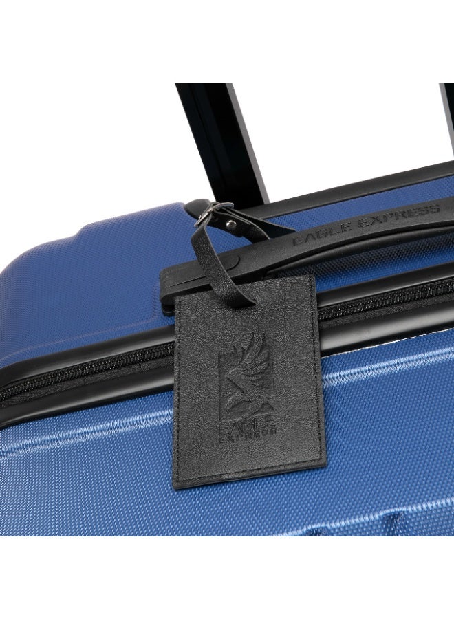 Eagle Express Aura 3-Piece Luggage Set (20/24/28 Inch) - Blue - High Impact - Free Protective Cover - 1-Year Warranty - Image 4