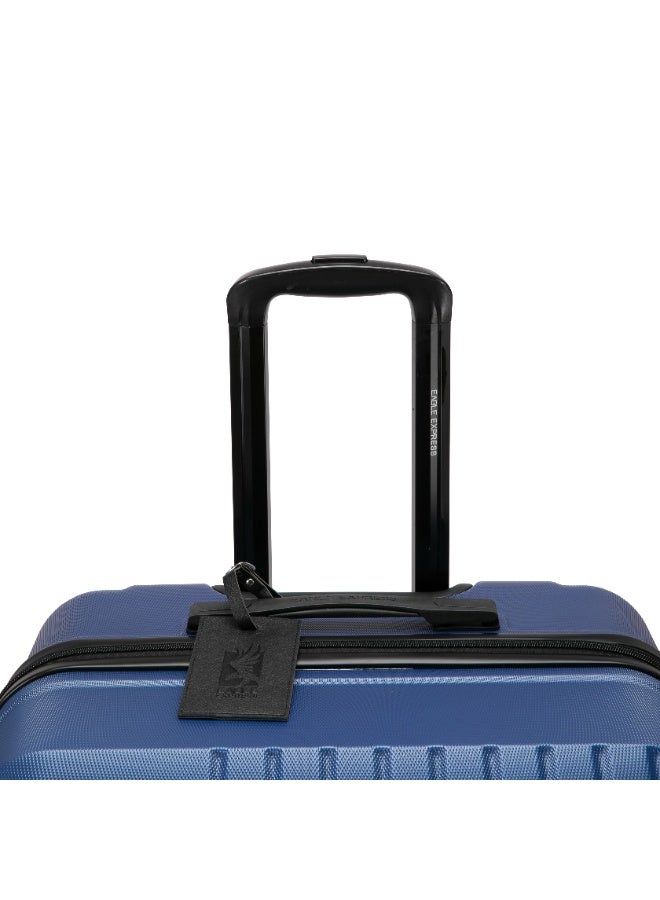 Eagle Express Aura 3-Piece Luggage Set (20/24/28 Inch) - Blue - High Impact - Free Protective Cover - 1-Year Warranty - Image 3