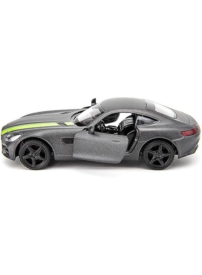 1/36 Scale Benz AMG GTR Car Model, Zinc Alloy Die-Cast Pull Back Vehicles Kid Toys for Boy Girl Gift (Gray)