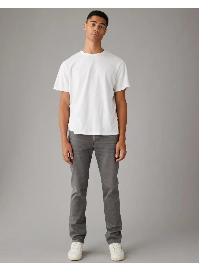 American Eagle Light Wash Slim Straight Jeans