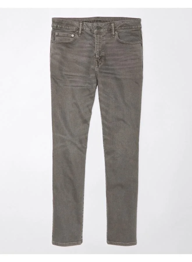 American Eagle Light Wash Slim Straight Jeans