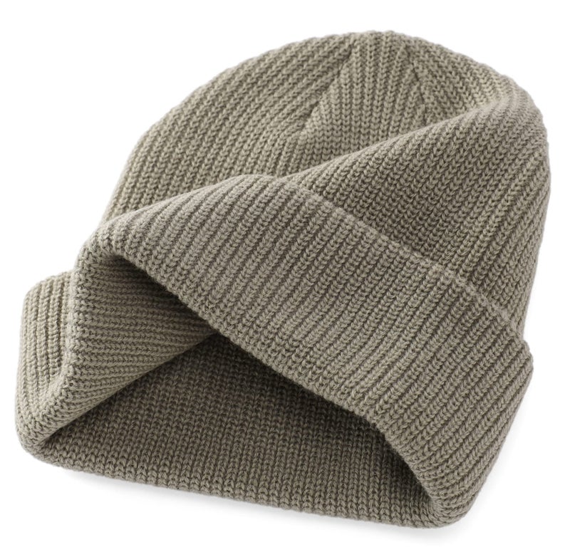 Connectyle Classic Men's Warm Winter Hats Acrylic Knit Cuff Beanie Cap Daily Beanie Hat (Celadon) - Image 4