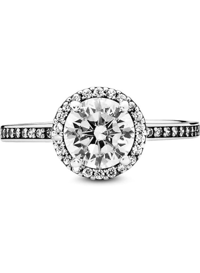 PANDORA Silver Ring with Clear Cubic Zirconia  - Image 4