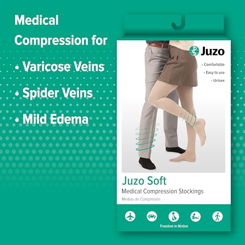 Juzo Soft 2002 30-40mmhg Closed Toe Compression Pantyhose, 1 (I) Short, Black - Image 4