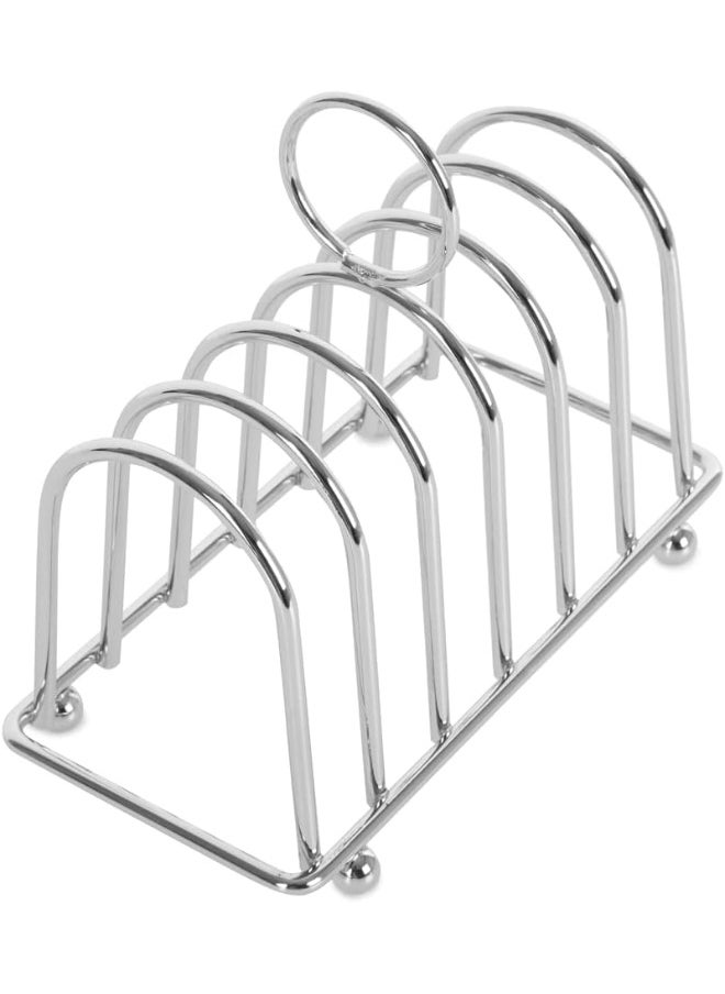 Stainless Steel Toast Rack 19cm Organiser, Chrome 6 Slice Bread Holder Stand - pzsku/Z490A1B43347FA2E1D271Z/45/_/1722071588/2cb4bf38-51a5-4376-a25f-56b36d7ee51a