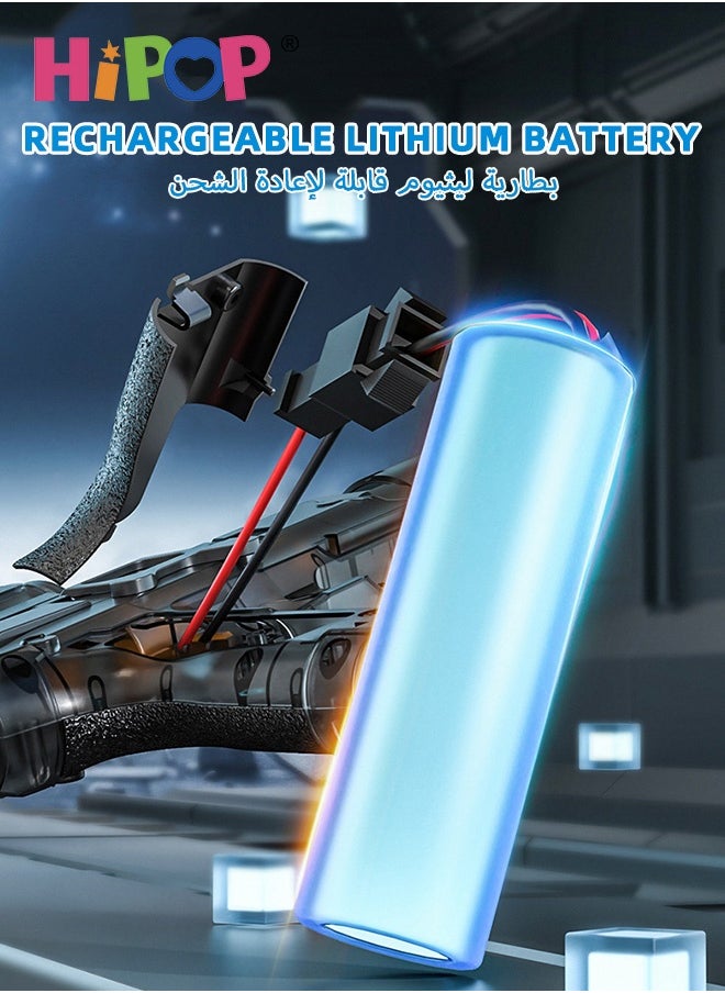 HIPOP Water Blaster Toy for Kids, Electric Succession Water with Large Capacity, Children's Water Play Toy, Fighting Toy Water, and 8-Meter Shooting Range for Kids  - Image 5
