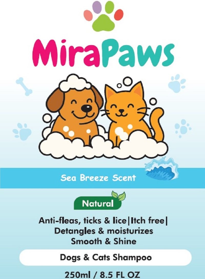 ميرابوس شامبو للحيوانات الأليفة - برائحة نسيم البحر 250 مل - Image 3
