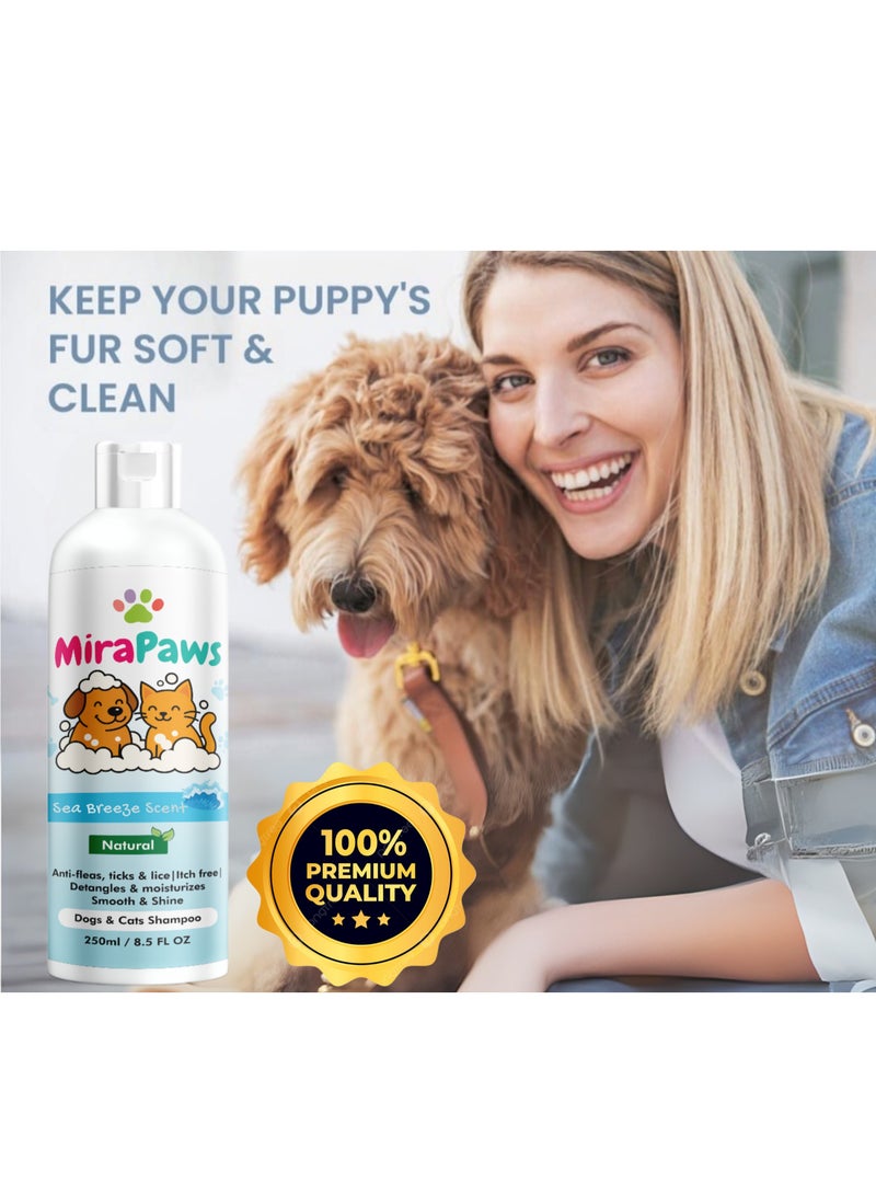 ميرابوس شامبو للحيوانات الأليفة - برائحة نسيم البحر 250 مل - Image 5
