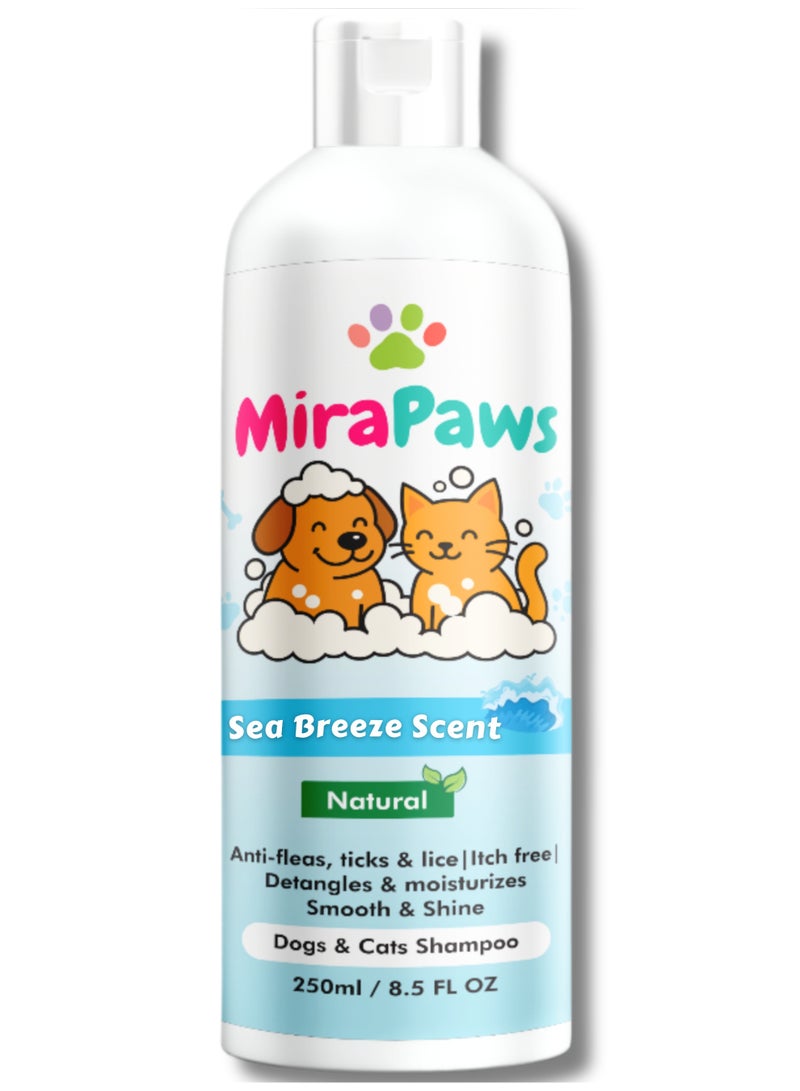 ميرابوس شامبو للحيوانات الأليفة - برائحة نسيم البحر 250 مل - Image 1