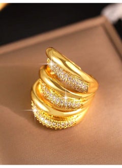 GOLDMAX 21k Gold Plated Ring For Women One Size  - Image 5