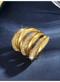 GOLDMAX 21k Gold Plated Ring For Women One Size  - Image 1