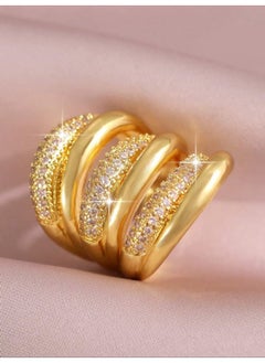 GOLDMAX 21k Gold Plated Ring For Women One Size  - Image 4