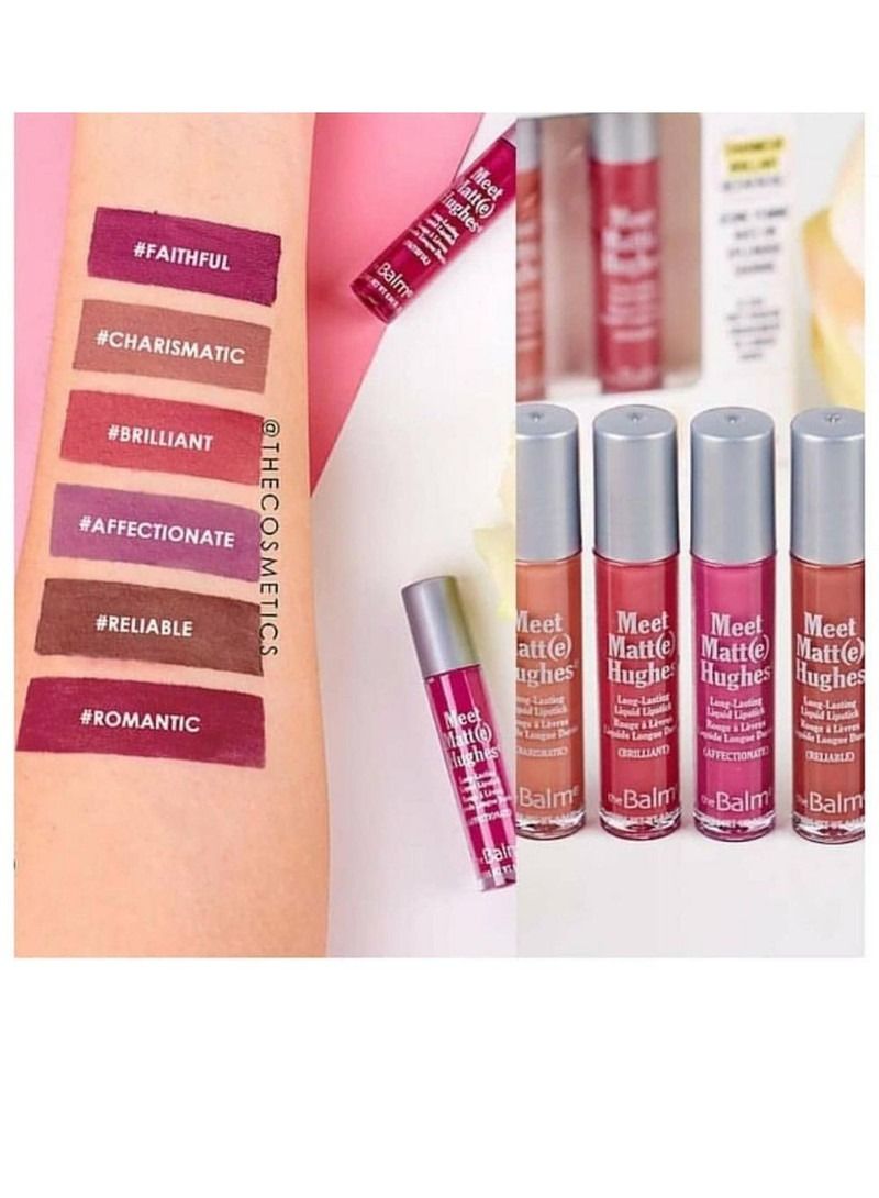Creamy and matte liquid lipstick set of 6 colors - Image 1