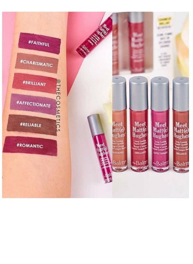 Creamy and matte liquid lipstick set of 6 colors - Image 2