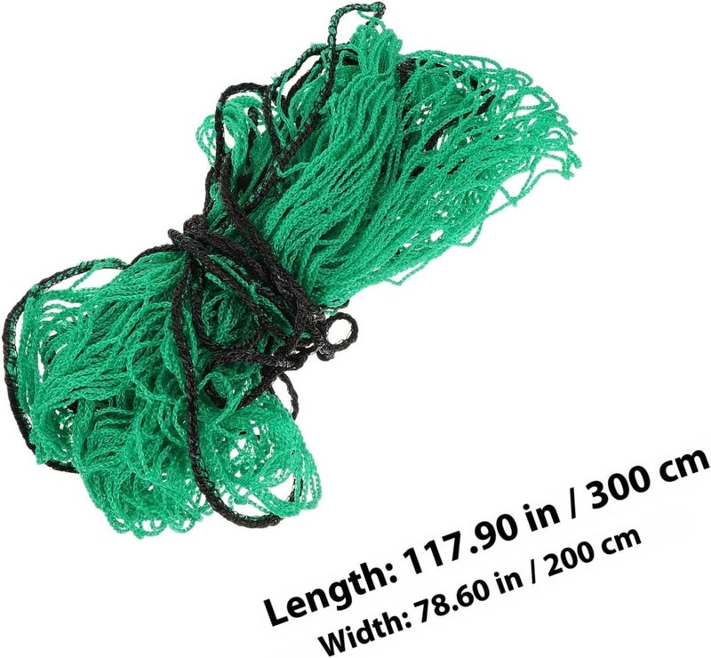Heavy Duty 3x2m Polyethylene Truck Bed Cargo Net with Bungee Cords Trailer and Pickup Truck Cargo Securing Mesh for Outdoor Transport - Image 2