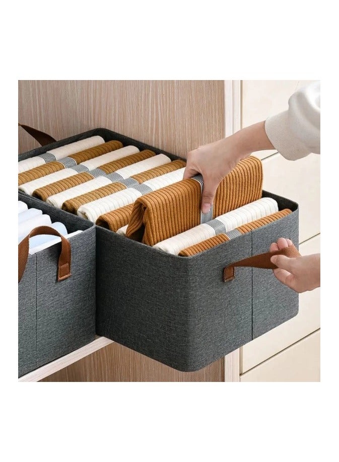Clothes Storage Box, 50x30x25 cm - Grey - Image 4