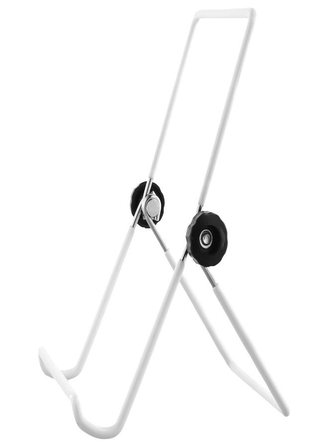 HAKZEON 20 Pack 7 x 5.5 Inch Wire Easel Stands, Adjustable Metal Wire Display Stands, White Wire Foldable Holder for Kitchenware, Book, Artwork, Picture Frame, Magazine - Image 5