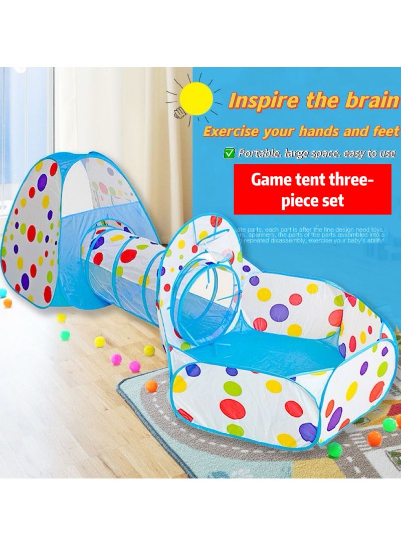 3 من أصل 1 مطوية محمولة في الهواء الطلق في بيت الخيام مع نفق وبركة كرة للأطفال - Image 1