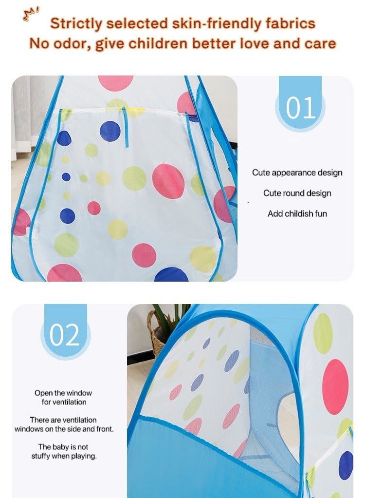 3 من أصل 1 مطوية محمولة في الهواء الطلق في بيت الخيام مع نفق وبركة كرة للأطفال - Image 3