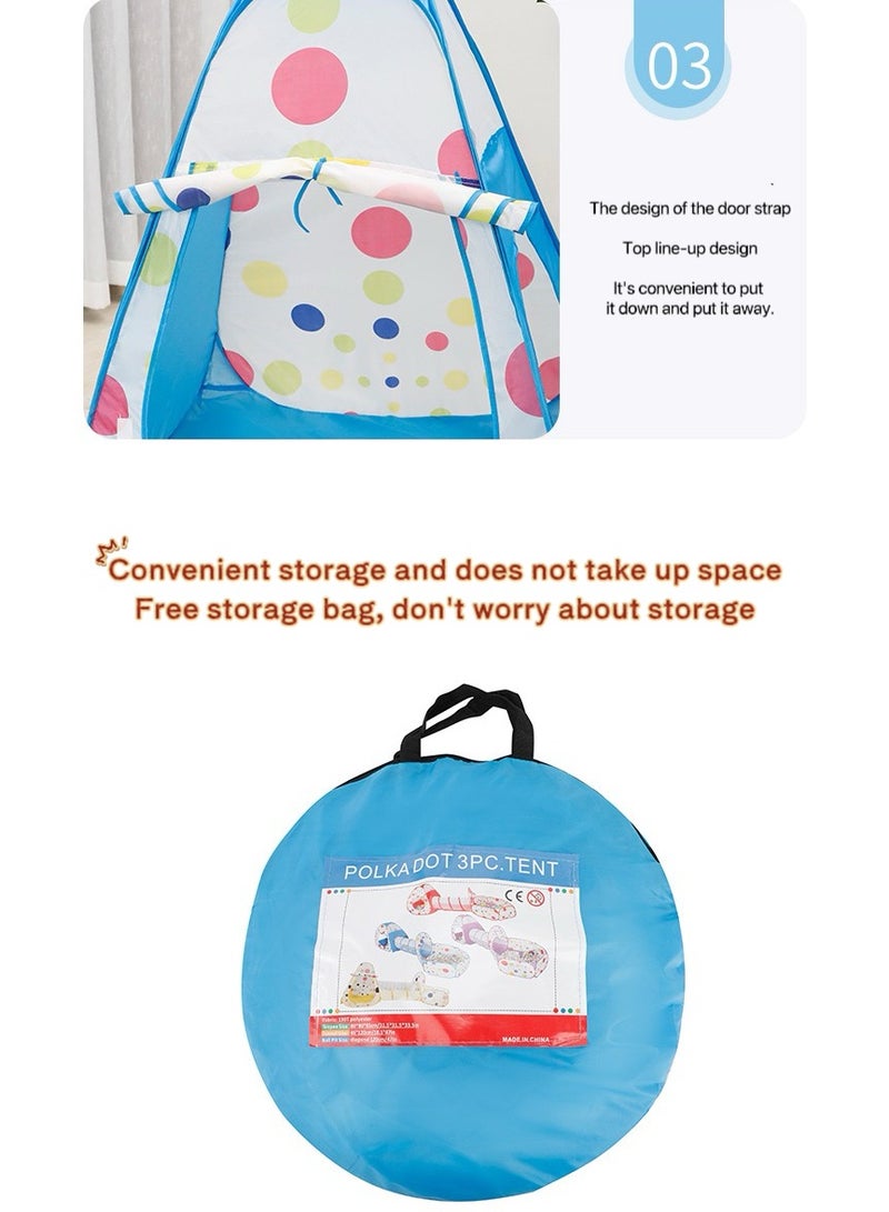 3 من أصل 1 مطوية محمولة في الهواء الطلق في بيت الخيام مع نفق وبركة كرة للأطفال - Image 4