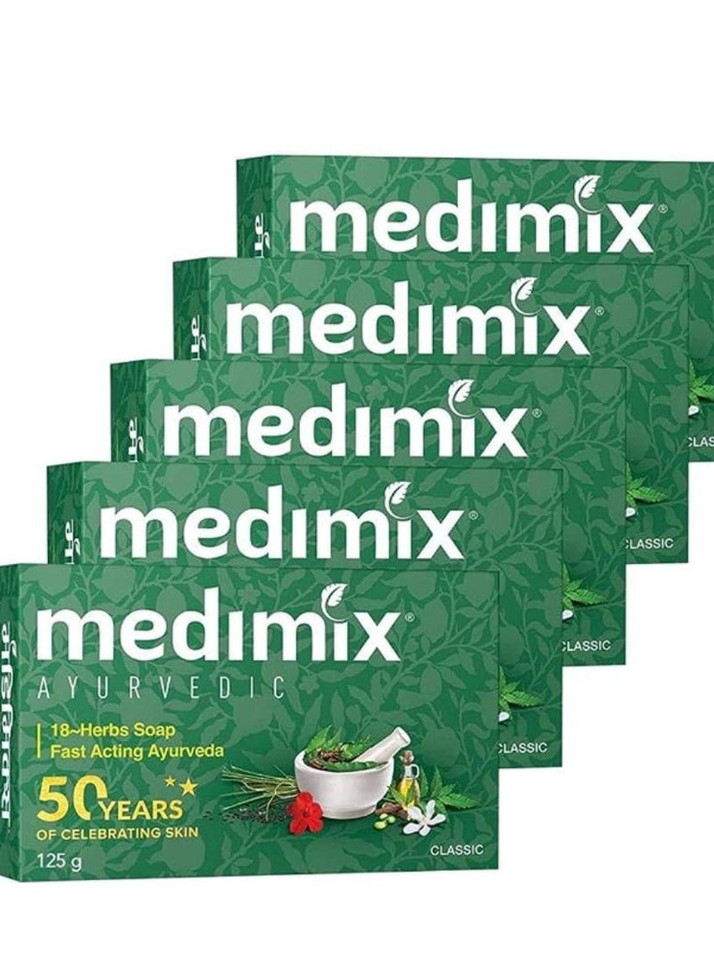 Medimix Classic 18 Herbs Soap, 125g x 5 units  - Image 2