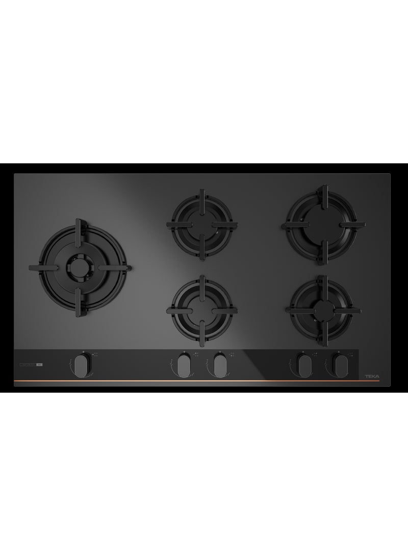 TEKA GBC 95-G1 GB Infinity G1 90cm Gas on Glass hob. Special edition by Italdesign Giugiaro 5 112570237 Black Matt - Image 1