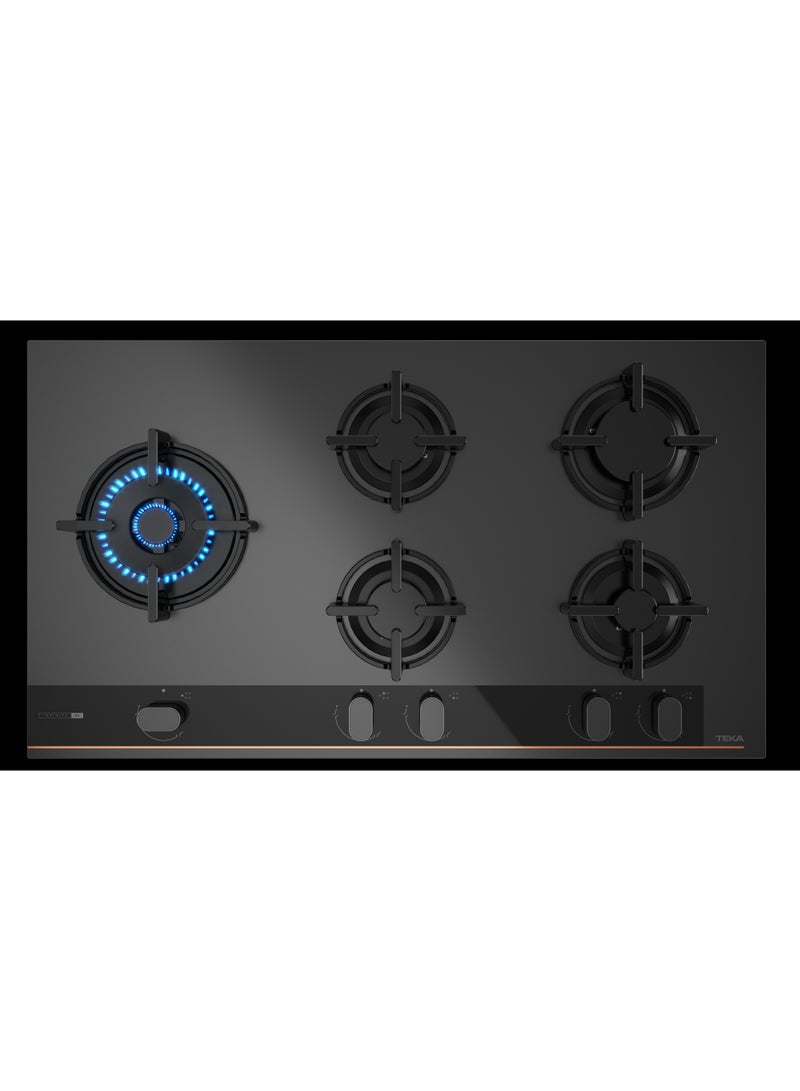 TEKA GBC 95-G1 GB Infinity G1 90cm Gas on Glass hob. Special edition by Italdesign Giugiaro 5 112570237 Black Matt - Image 2