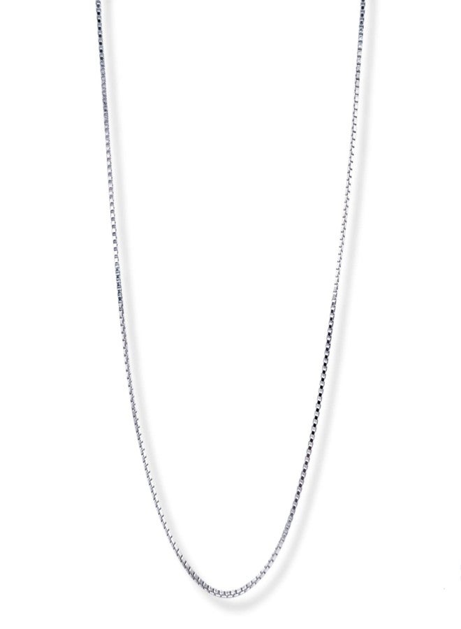 CRAFT WIRE 18 Inches 925 Sterling Silver Very Thin 0.7mm Box Chain Necklace Made in ITALY - Image 5