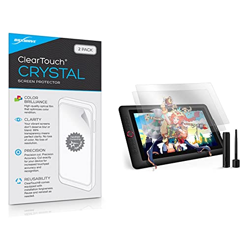 BoxWave Screen Protector Compatible with XPPen Artist Display 156 Pro ClearTouch Crystal 2Pack HD Film Skin Shields from Scratches - Image 3