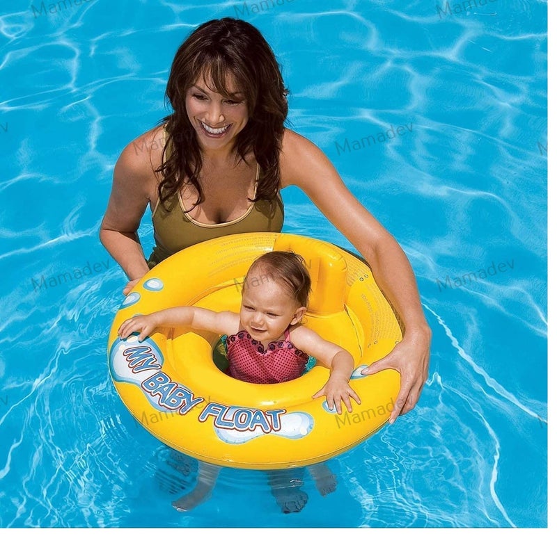 Mamadev ®:- Baby Bath Swimming Ring Swim Tube Inflatable for Girls Boys Kids Swimming Tube(1 to 3 Years)(Multi Color)(1 PIS) - Image 5
