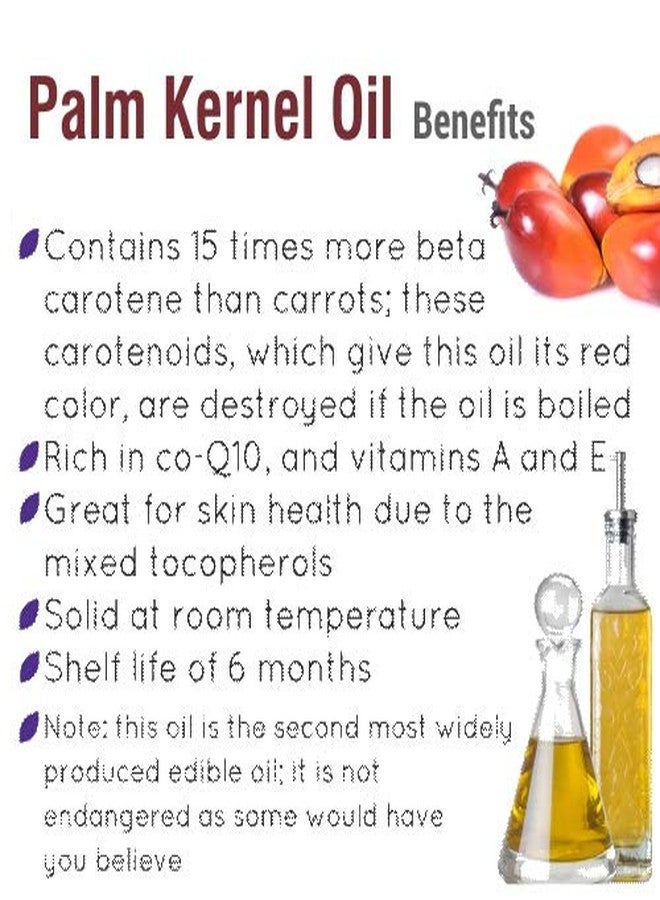 Salvia Palm Kernel Oil (Elaeis guineensis) Carrier Oil for Skincare, Haircare & Massage – Botanical Oil for DIY Formulations & Body Care – 100 ml / 3.38 fl oz - Image 3