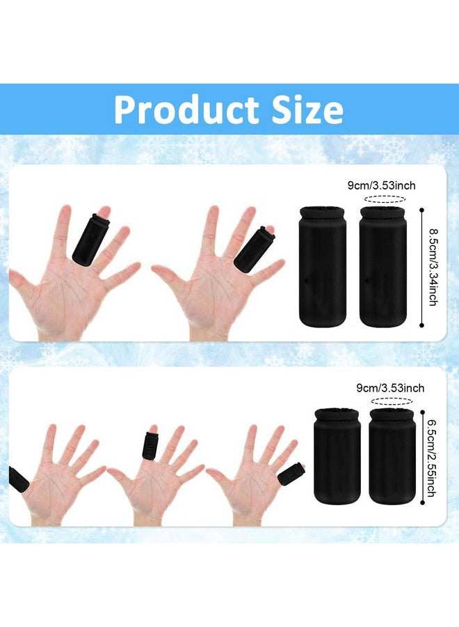 HANNEA® 4Pcs Ice Cool Finger Sleeves, Finger Protection, Gel Finger Support Protector Gloves for Trigger Finger, Finger Arthritis, swelling, Tendonitis, Sore Knuckle, Finger Injure, Pain Relief - Image 2