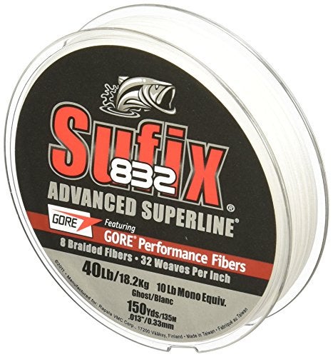 Sufix 832 Braid 80 lb Ghost 150 yards - Image 5