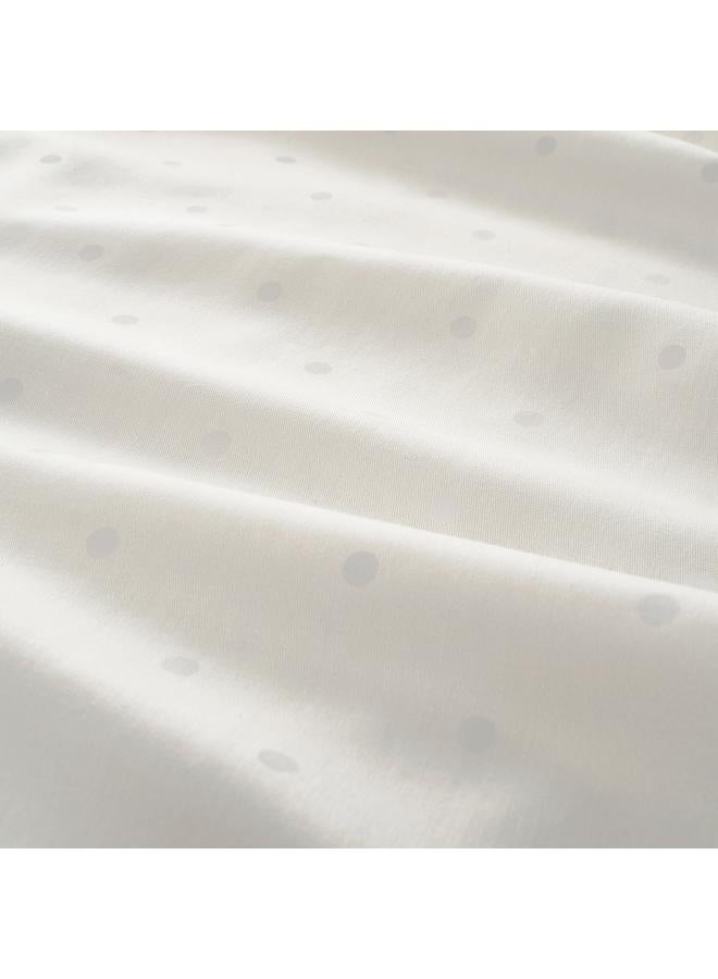 Zaboon Cot Skirt, Dotted/White, 60X120 Cm - Image 4