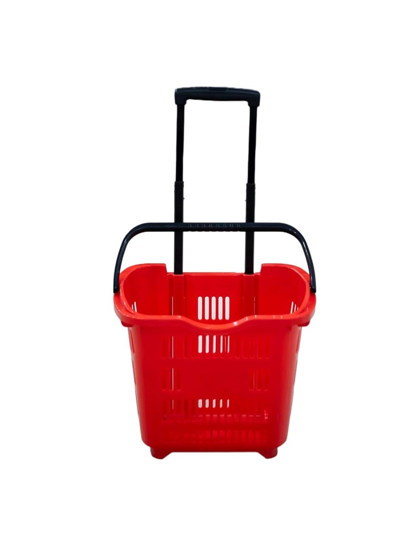 Big Apple Bigapple BABasket45L Heavy Weight King Shopping Basket with Wheels 45L Capacity - Image 1