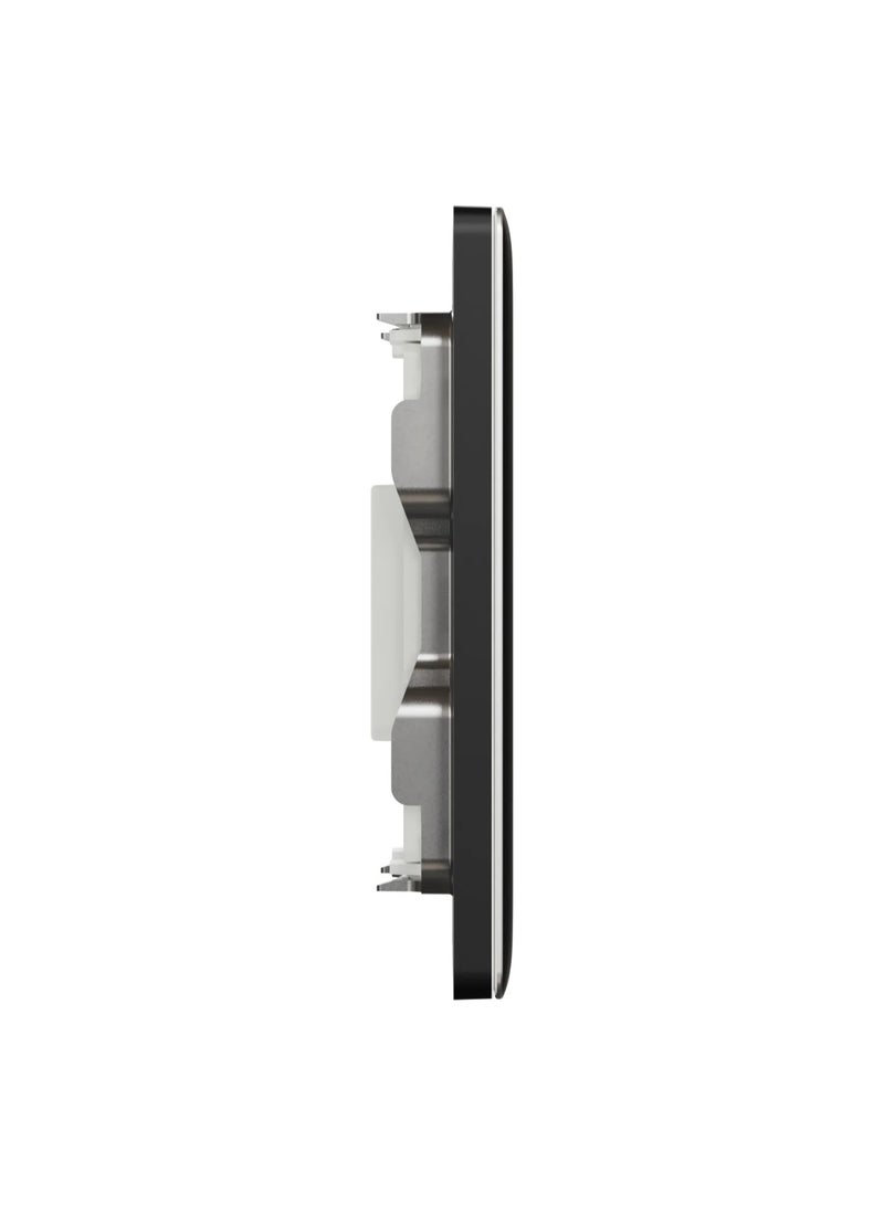 Schneider Electric Unica X RJ45 Central Plate - Jet Black - Image 3
