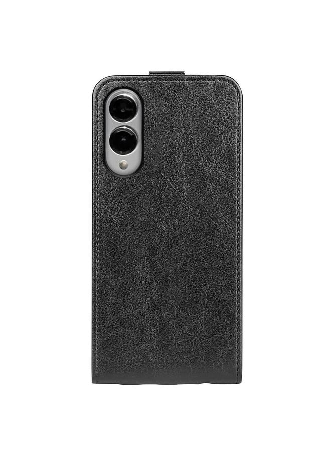 اس-توب جراب لهاتف Samsung Galaxy S25 Edge 5G R64 جراب هاتف جلدي عمودي قابل للطي - Image 3
