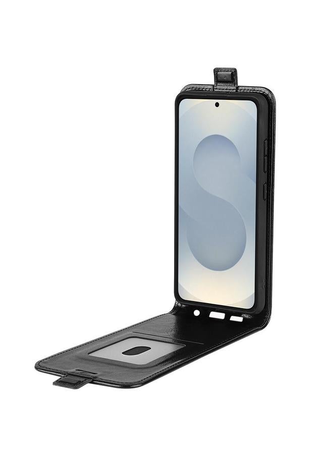 اس-توب جراب لهاتف Samsung Galaxy S25 Edge 5G R64 جراب هاتف جلدي عمودي قابل للطي - Image 4