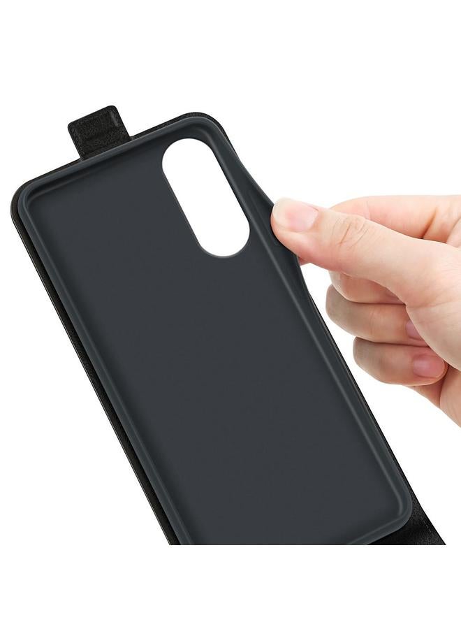 اس-توب جراب لهاتف Samsung Galaxy S25 Edge 5G R64 جراب هاتف جلدي عمودي قابل للطي - Image 5