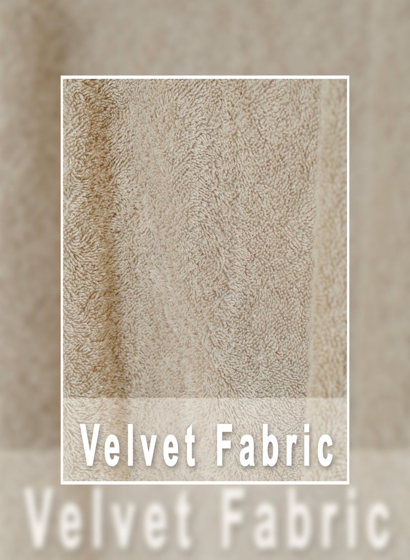 AZM Baby Bath Towel With Hood - Cream - Image 3