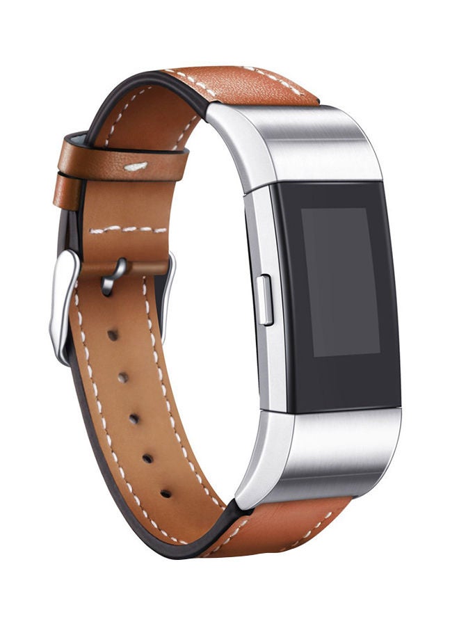NIBEMINENT Replacement Band For Fitbit Charge 2 Brown  - Image 2