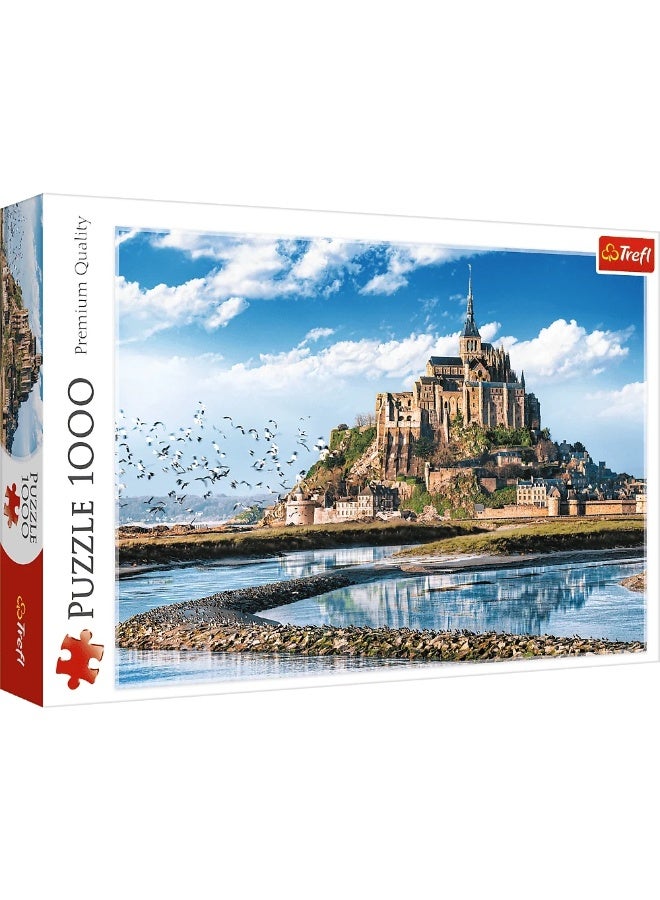 Trefl - Mont Saint-Michel, France Puzzle 1000 Pieces - 10766 - Image 1