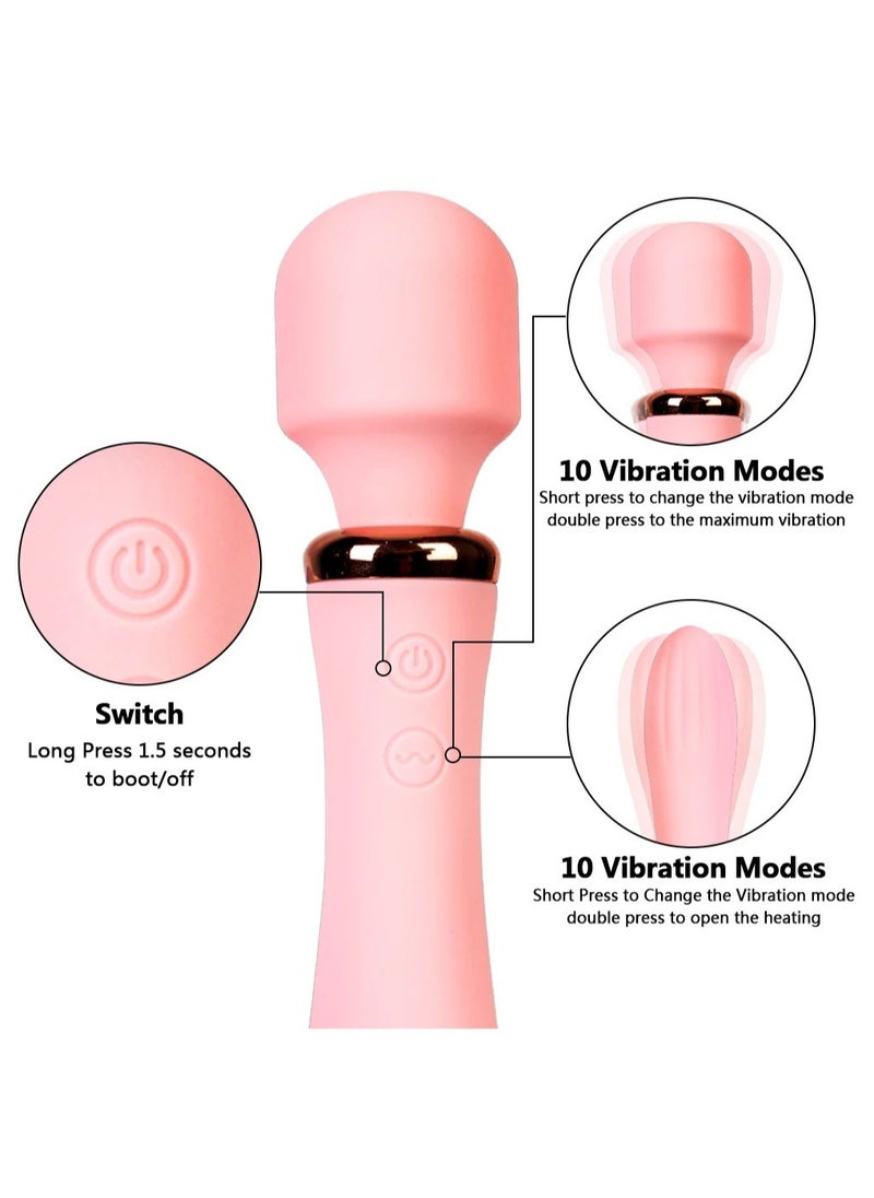 Upgraded Heating Handheld Wireless Deep Tissue Body Massager