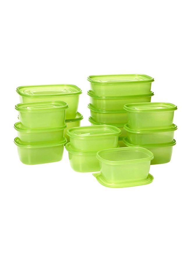 Debbie Meyer UltraLite GreenBox | Reusable Plastic Airtight Food Storage Containers with Lids, Keeps Fruit, Vegetables Fresh Longer, Perfect for in the Fridge Travel On-The-Go or Lunch | 32 Piece Set - Image 1