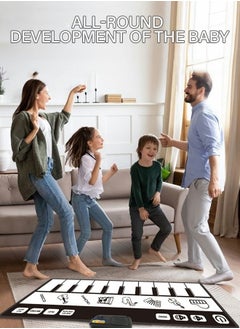 GROIC Kids Musical Mats with Music Sounds with 10 Keys, Musical Toys Toddler Music Piano Keyboard Dance Mat Carpet Touch Playmat Birthday Gift Toys for Baby Girls Boys  - Image 4