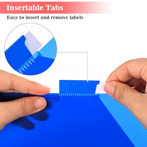 SUQJOY Binder Index Dividers with Tabs, 48 Count 3 Ring Binder Dividers with Pockets, 8 Tab Dividers for 3 Ring Binder, Plastic Sheet Protectors for US Letter Size, 8 Color Tab Dividers,6 Packs - Image 4