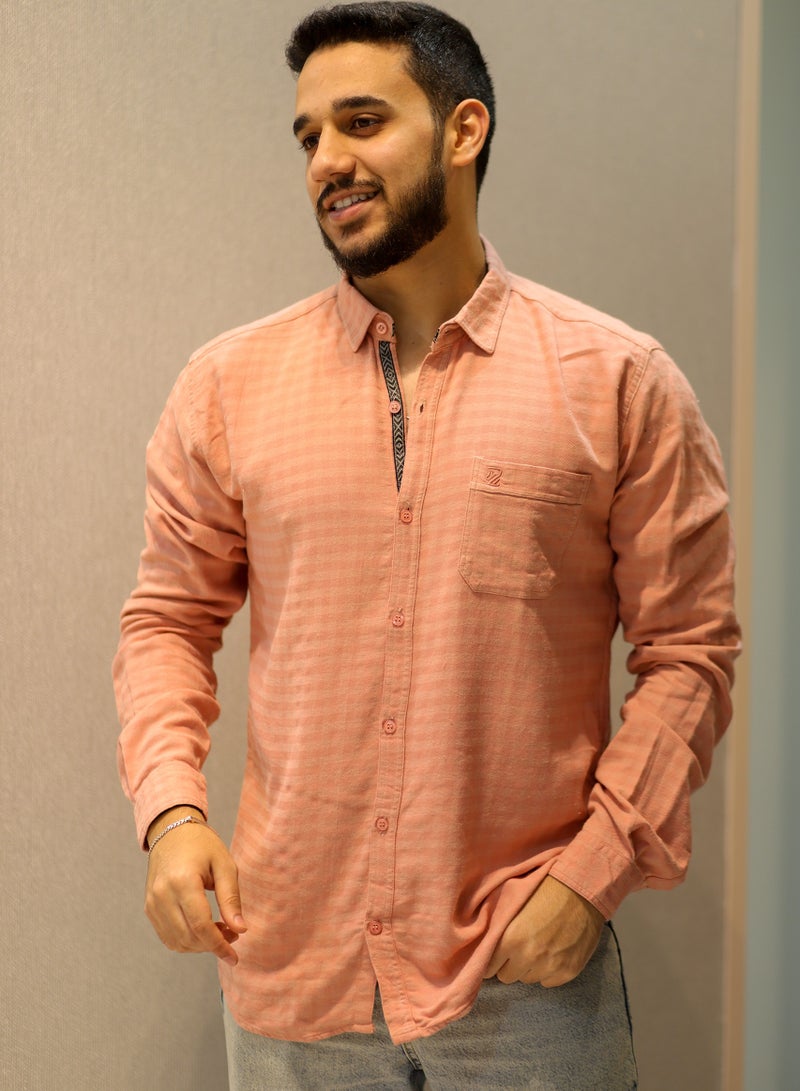 Levantino Patterned Men's Slim Fit Casual Shirt - Image 2