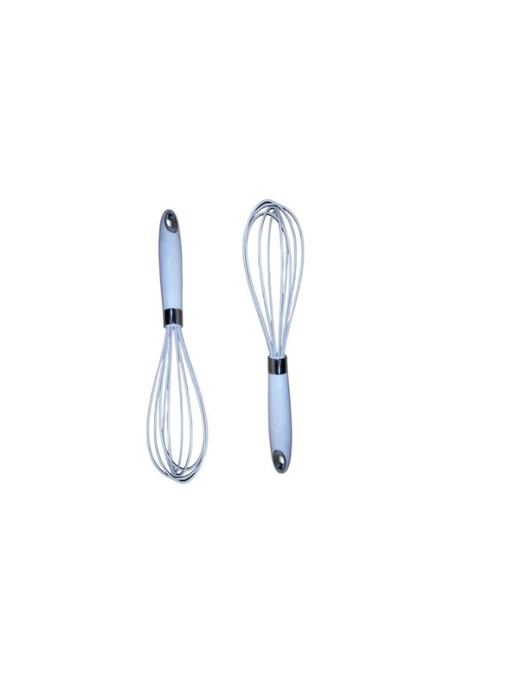 مضرب بيض يد جيرانيت كواليتي عاليه حجم كبير  2 قطعه -لون متعدد- - Image 1